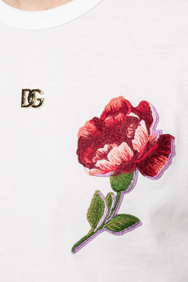 Dolce & Gabbana T | shirt with logo - Dolce & Gabbana high-waist 